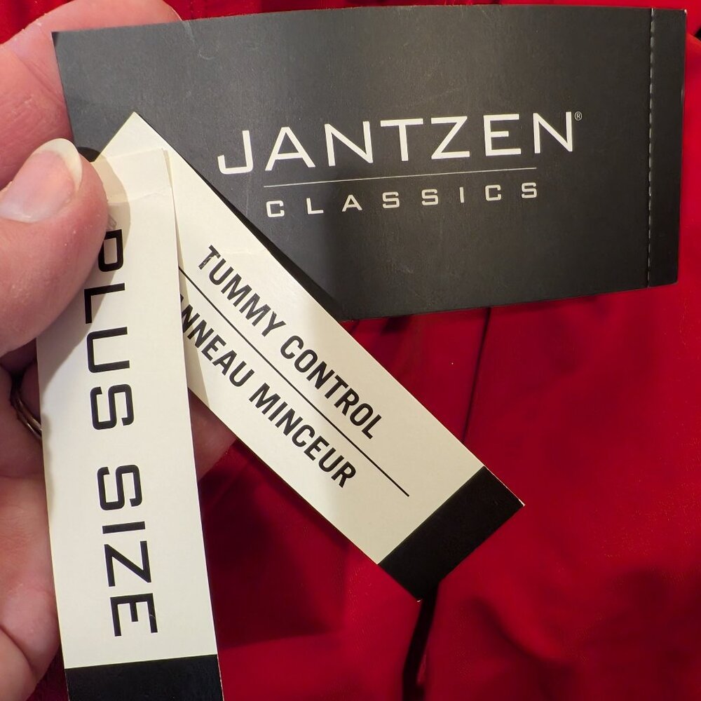 Jantzen Classics Tummy Control Skirted One Piece Swimsuit Size 20W New With Tags - Picture 6 of 9